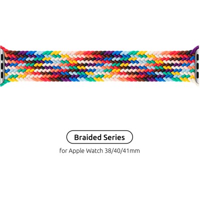 Ремінець ARMORSTANDART Braided Solo Loop Apple Watch 38/40/41mm Pride Edition 120 mm (ARM64933) Ремінець ARMORSTANDART Braided Solo Loop Apple Watch 38/40/41mm Pride Edition 120 mm (ARM64933)