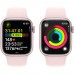 Смарт-годинник APPLE Watch Series 9 GPS 41mm Pink Alum Light Pink Sp/b - S/M (MR933QP/A)