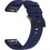 Ремінець ARMORSTANDART для Garmin Fenix 5s/6s Silicone 20mm Dark Blue (ARM60810)