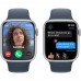 Смарт-годинник APPLE Watch Series 9 GPS 41mm Silver Alum Storm Blue Sp/b - S/M (MR903QP/A)