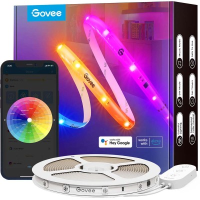 Розумна світлодіодна стрічка GOVEE H619С RGBIC Basic Wi-Fi + Bluetooth LED Strip Light (H619C3D1) Розумна світлодіодна стрічка GOVEE H619С RGBIC Basic Wi-Fi + Bluetooth LED Strip Light (H619C3D1)