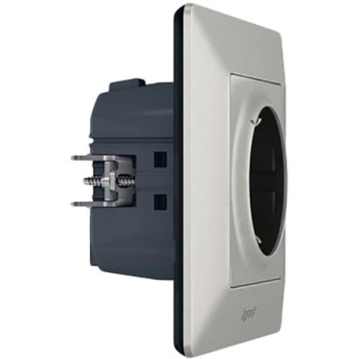 Розумна розетка LEGRAND NETATMO 2К + З 16А 230В Silver (752394) Розумна розетка LEGRAND NETATMO 2К + З 16А 230В Silver (752394)