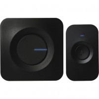 Дверний дзвінок Emos бездротовий Black (P5728) Дверний дзвінок Emos бездротовий Black (P5728)