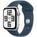 Смарт-годинник APPLE Watch SE 2023 GPS 44mm Silver Alum Storm Blue Sp/b - S/M (MREC3QP/A)