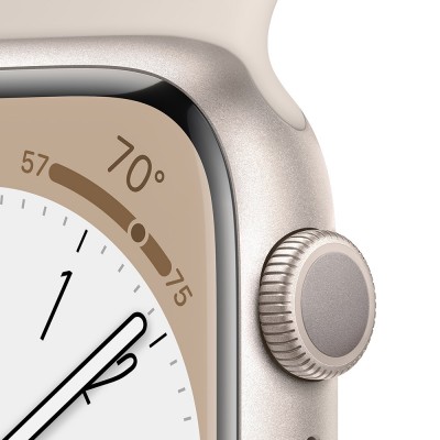 Смарт-годинник APPLE Watch Series 8 GPS 41 Starlight Alum Starlight Sp/B (MNP63UL/A) Смарт-годинник APPLE Watch Series 8 GPS 41 Starlight Alum Starlight Sp/B (MNP63UL/A)