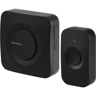 Дверний дзвінок Emos бездротовий Black (P5728) Дверний дзвінок Emos бездротовий Black (P5728)