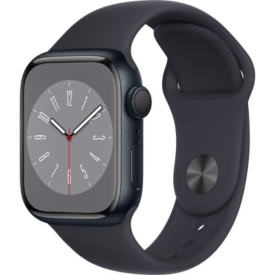 Смарт-годинник APPLE Watch Series 8 GPS 41 Midnight Alum Midnight Sp/B (MNP53UL/A)