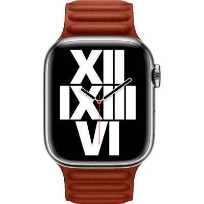 Ремінець Apple Leather Link для Apple Watch 41mm M/L Umber (MP823ZM/A)