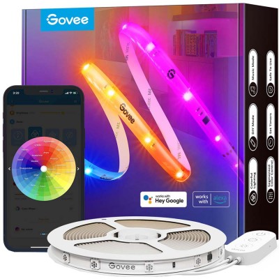 Розумна світлодіодна стрічка GOVEE H619A RGBIC Basic Wi-Fi + Bluetooth LED Strip Light (H619A3D1) Розумна світлодіодна стрічка GOVEE H619A RGBIC Basic Wi-Fi + Bluetooth LED Strip Light (H619A3D1)