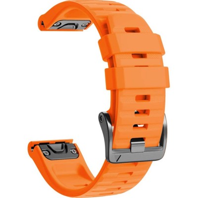 Ремінець ARMORSTANDART для Garmin Fenix 5x/6x Silicone 26mm Orange (ARM60802) Ремінець ARMORSTANDART для Garmin Fenix 5x/6x Silicone 26mm Orange (ARM60802)