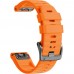 Ремінець ARMORSTANDART для Garmin Fenix 5x/6x Silicone 26mm Orange (ARM60802)