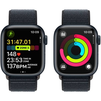 Смарт-годинник APPLE Watch Series 9 GPS 45mm Midnight Alum Midnight Sp/Loop (MR9C3QP/A) Смарт-годинник APPLE Watch Series 9 GPS 45mm Midnight Alum Midnight Sp/Loop (MR9C3QP/A)