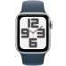 Смарт-годинник APPLE Watch SE 2023 GPS 40mm Silver Alum Storm Blue Sp/b - S/M (MRE13QP/A)