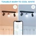 Розумний світильник WIZ IMAGEO Spots накладний точковий 3x5W 2200-6500K RGB Wi-Fi Black (929002659201)