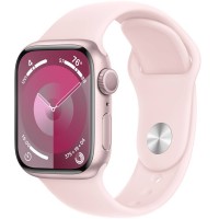 Смарт-годинник APPLE Watch Series 9 GPS 41mm Pink Alum Light Pink Sp/b - S/M (MR933QP/A) Смарт-годинник APPLE Watch Series 9 GPS 41mm Pink Alum Light Pink Sp/b - S/M (MR933QP/A)