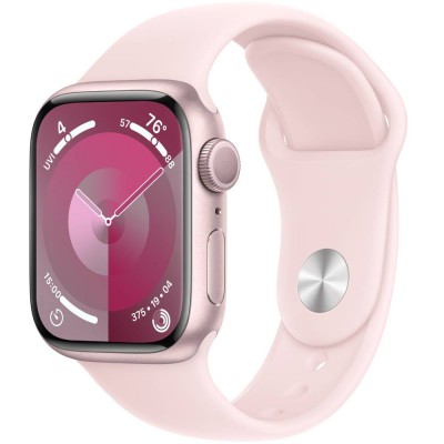 Смарт-годинник APPLE Watch Series 9 GPS 41mm Pink Alum Light Pink Sp/b - S/M (MR933QP/A)