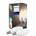 Комплект ламп Philips Hue E14, 5.5W (40 Вт) 2700K White Bluetooth діміруемая 2 шт (929002039904)