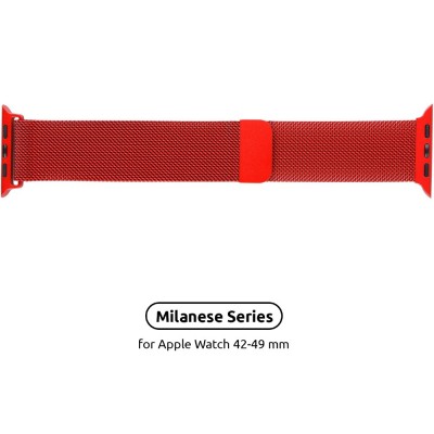 Браслет ArmorStandart Milanese Loop Band для Apple Watch All Series 42/44/45/49mm Red (ARM54390) Браслет ArmorStandart Milanese Loop Band для Apple Watch All Series 42/44/45/49mm Red (ARM54390)