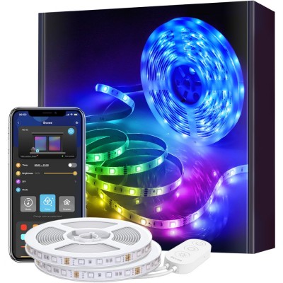 Розумна світлодіодна стрічка GOVEE H6110 RGB Smart Wi-Fi + Bluetooth (H61103A1) Розумна світлодіодна стрічка GOVEE H6110 RGB Smart Wi-Fi + Bluetooth (H61103A1)