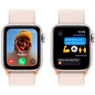 Смарт-годинник APPLE Watch SE 2023 GPS 44mm Starlight Alum Starlight Sp/Loop (MRE63QP/A) Смарт-годинник APPLE Watch SE 2023 GPS 44mm Starlight Alum Starlight Sp/Loop (MRE63QP/A)