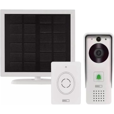 Бездротовий Smart відеодзвінок Emos H4030 на акумуляторі з Wi-Fi та сонячною панеллю (H4030) Бездротовий Smart відеодзвінок Emos H4030 на акумуляторі з Wi-Fi та сонячною панеллю (H4030)