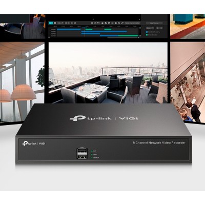 Мережевий відеореєстратор TP-LINK VIGI NVR1008H H265 + (VIGI-NVR1008H) Мережевий відеореєстратор TP-LINK VIGI NVR1008H H265 + (VIGI-NVR1008H)
