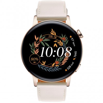 Смарт-годинник HUAWEI Watch GT 3 42mm Frosty White (55027150)