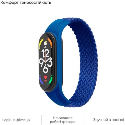 Ремінець ARMORSTANDART для Xiaomi Mi Band 4/5/6/7 Blue size L (ARM58758) Ремінець ARMORSTANDART для Xiaomi Mi Band 4/5/6/7 Blue size L (ARM58758)