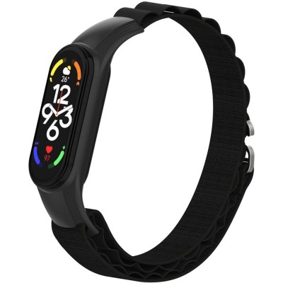 Ремінець ARMORSTANDART AlpinaStyle Band для Xiaomi Mi Band 7/6/5/4 Black (ARM64987) Ремінець ARMORSTANDART AlpinaStyle Band для Xiaomi Mi Band 7/6/5/4 Black (ARM64987)