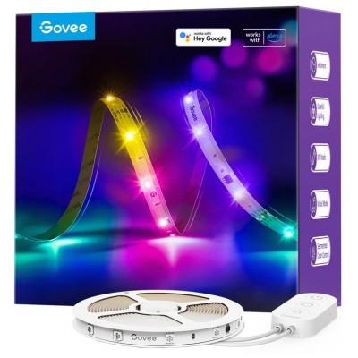 Розумна світлодіодна стрічка GOVEE H618С RGBIC Basic Wi-Fi + Bluetooth LED Strip (H618C3D1) Розумна світлодіодна стрічка GOVEE H618С RGBIC Basic Wi-Fi + Bluetooth LED Strip (H618C3D1)