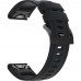Ремінець ARMORSTANDART для Garmin Fenix 5s/6s Silicone 20mm Black (ARM60799)