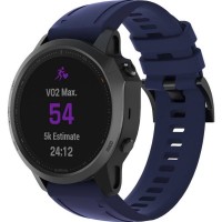 Ремінець ARMORSTANDART для Garmin Fenix 5s/6s Silicone 20mm Dark Blue (ARM60810) Ремінець ARMORSTANDART для Garmin Fenix 5s/6s Silicone 20mm Dark Blue (ARM60810)