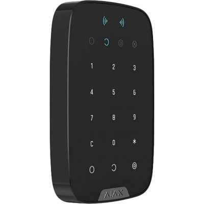AJAX Бездротова сенсорна клавіатура Keypad Plus чорна AJAX Бездротова сенсорна клавіатура Keypad Plus чорна