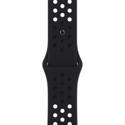 Ремінець APPLE Nike Sport Band для APPLE WATCH S8 2022 45mm Black/Black (MPH43ZM/A) Ремінець APPLE Nike Sport Band для APPLE WATCH S8 2022 45mm Black/Black (MPH43ZM/A)