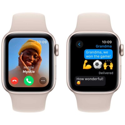 Смарт-годинник APPLE Watch SE 2023 GPS 40mm Starlight Alum Starlight Sp/b - S/M (MR9U3QP/A)