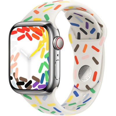 Ремінець APPLE Pride Edition Sport Band 41mm M/L (MRTM3ZM/A) Ремінець APPLE Pride Edition Sport Band 41mm M/L (MRTM3ZM/A)