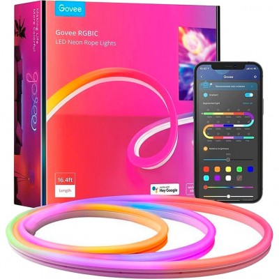 Розумна світлодіодна стрічка GOVEE H61A2 Neon LED Strip Light 5 м White (H61A23D1) Розумна світлодіодна стрічка GOVEE H61A2 Neon LED Strip Light 5 м White (H61A23D1)