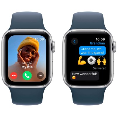 Смарт-годинник APPLE Watch SE 2023 GPS 40mm Silver Alum Storm Blue Sp/b - S/M (MRE13QP/A) Смарт-годинник APPLE Watch SE 2023 GPS 40mm Silver Alum Storm Blue Sp/b - S/M (MRE13QP/A)