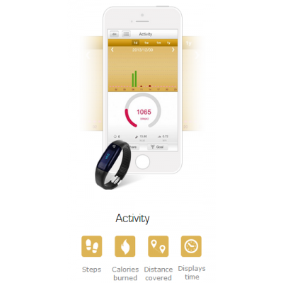Фітнес-браслет Prestigio Smart Pedometer PHCPED