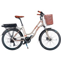 Електровелосипед TRINX E-Bike Sella 2.0 17 Champagne-Gold Електровелосипед TRINX E-Bike Sella 2.0 17 Champagne-Gold
