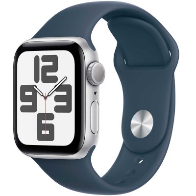 Смарт-годинник APPLE Watch SE 2023 GPS 40mm Silver Alum Storm Blue Sp/b - S/M (MRE13QP/A)