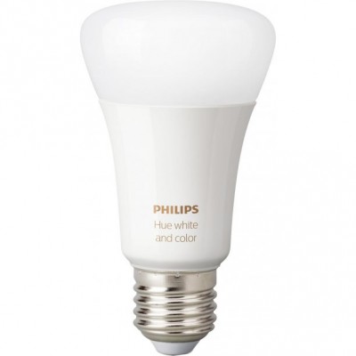 Розумна лампа Philips Hue Single Bulb E27 9W (60 Вт) 2000K-6500K Color Bluetooth діміруемая (929002216824)