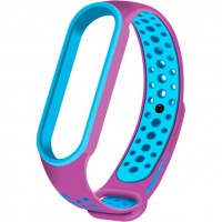 Ремінець NCASE Sport Nike для Xiaomi Mi Band 5 Purple/Blue Ремінець NCASE Sport Nike для Xiaomi Mi Band 5 Purple/Blue