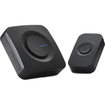 Дверний дзвінок Emos бездротовий Black (P5728) Дверний дзвінок Emos бездротовий Black (P5728)
