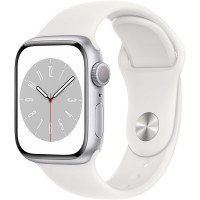 Смарт-годинник APPLE Watch Series 8 GPS 41 Silver Alum White Sp/B (MP6K3UL/A) Смарт-годинник APPLE Watch Series 8 GPS 41 Silver Alum White Sp/B (MP6K3UL/A)