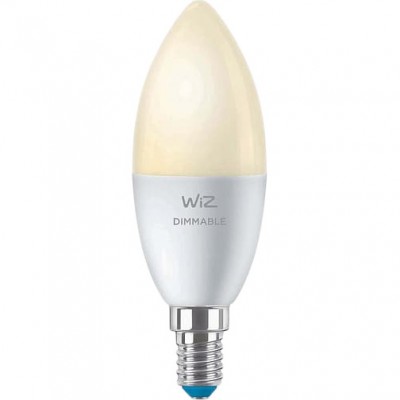 Розумна світлодіодна лампа WIZ E14 4.9W 40W 470Lm C37 2700K Wi-Fi (929002448502) Розумна світлодіодна лампа WIZ E14 4.9W 40W 470Lm C37 2700K Wi-Fi (929002448502)