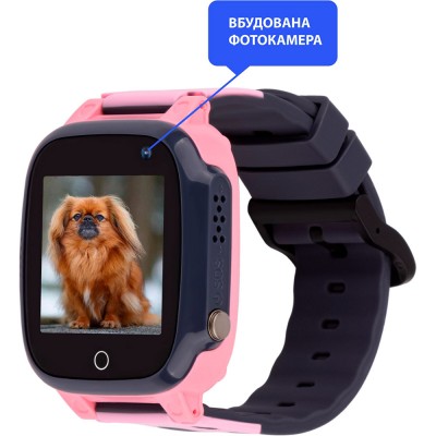 Смарт-годинник AMIGO GO008 MILKY GPS WIFI Pink Смарт-годинник AMIGO GO008 MILKY GPS WIFI Pink