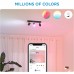 Розумний світильник WIZ IMAGEO Spots накладний точковий 3x5W 2200-6500K RGB Wi-Fi Black (929002659201)