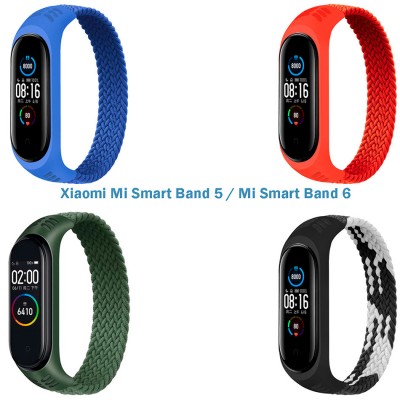 Набір ремінців BECOVER Elastic Nylon Style Xiaomi Mi Smart Band 5/6 (Size S) Boy (706497)