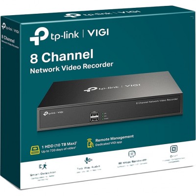 Мережевий відеореєстратор TP-LINK VIGI NVR1008H H265 + (VIGI-NVR1008H) Мережевий відеореєстратор TP-LINK VIGI NVR1008H H265 + (VIGI-NVR1008H)